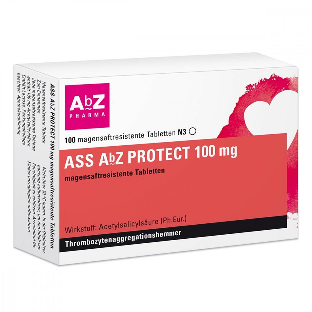 AbZ Pharma GmbH ASS AbZ PROTECT 100 mg 01696794