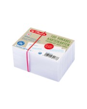 Herlitz Karteikarte A8 Vokabeln liniert weiß Blauer Engel 100er Weiß Liniertes Papier 200 g/m² 100 Stücke Der Blaue (50041152)