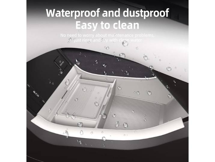 Tapis de protection en silicone pour console centrale DENZA N9 N8 2025 – Organisateur de rangement sous la console centrale pour intérieur de voiture