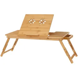 Songmics Laptop Desk, Notebook Ständer, Braun