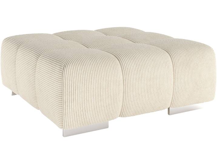 Hocker COTTA Orion , beige (ivory), B:103cm H:42cm T:103cm, 100% Polyester, Hocker, Hocker