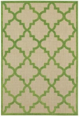 Style Haven Cara Mixed Pile Quatrafoil Lattice Indoor/ Outdoor Area Rug