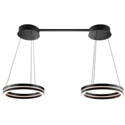 Brilliant LED-Pendelleuchte Vita Alu, Eisen, Stahl & Metall Grau Anthrazit