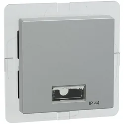 Merten 433760 Wippe mit rechteckigem Symbolfenster IP44, aluminium, System M