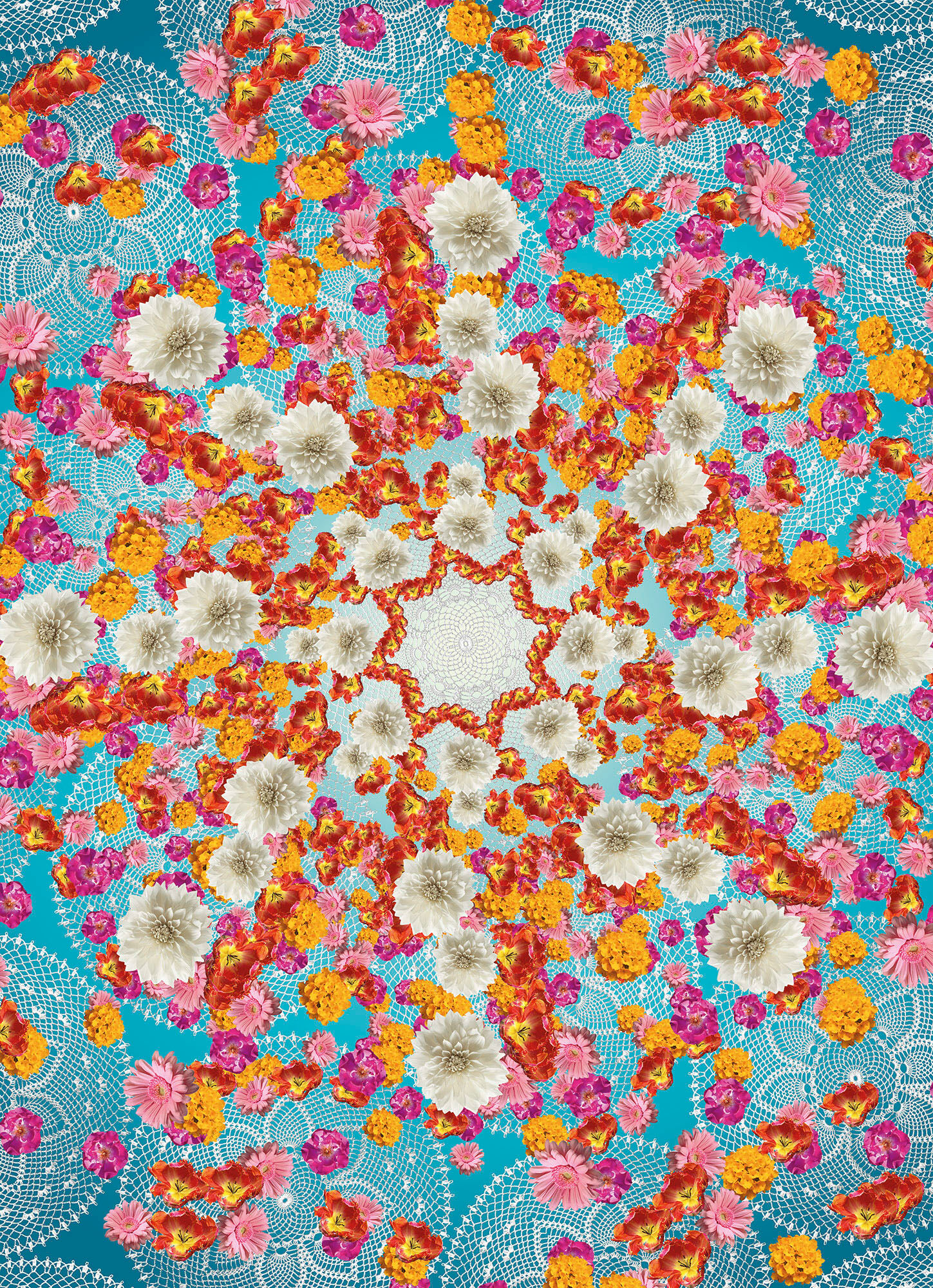 Fototapete KOMAR "Happiness - Grösse 184 x 254 cm", bunt (bunte), Rollen: 1, Papier, Tapeten, Fototapete, Wohnzimmer, Schlafzimmer bunte Rollen: 1