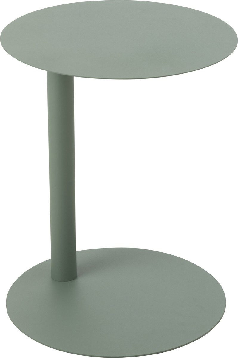 J-Line bijzettafel rond - groen metaal