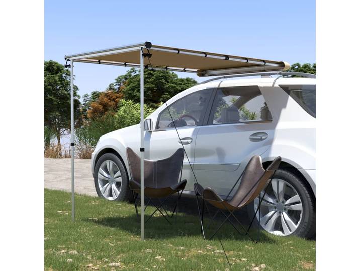 vidaXL Wohnwagen-Markise 1,2x2x2,15 m Beige