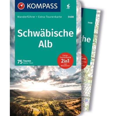 KOMPASS Wanderführer Schwäbische Alb, 75 Touren, Taschenbuch von Walter Theil, KOMPASS Freytag & Berndt, 978-3-99121-772-5
