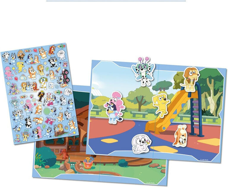 Carnet créatif Bluey avec stickers - Kids Euroswan