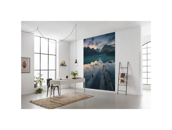 Papier peint intissé Burning Emerald 200cm