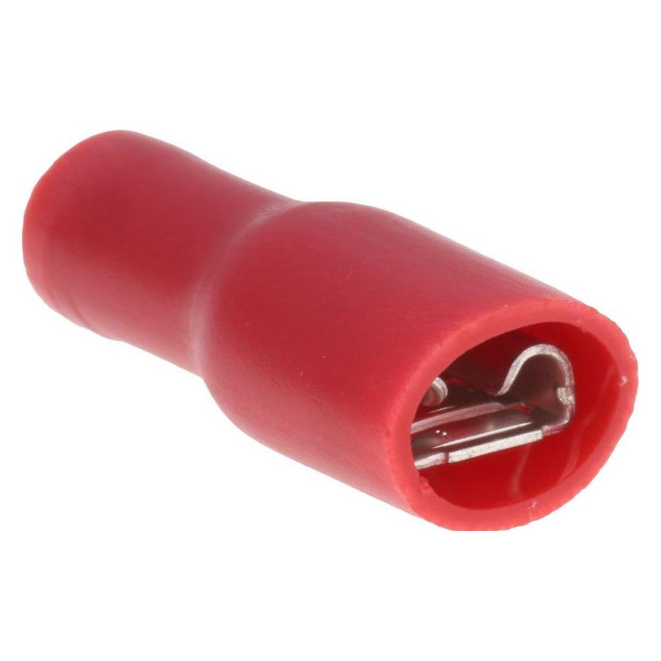 RS PRO Flachsteckhülse vollisol. 4,8x0,5mm rot (534418)