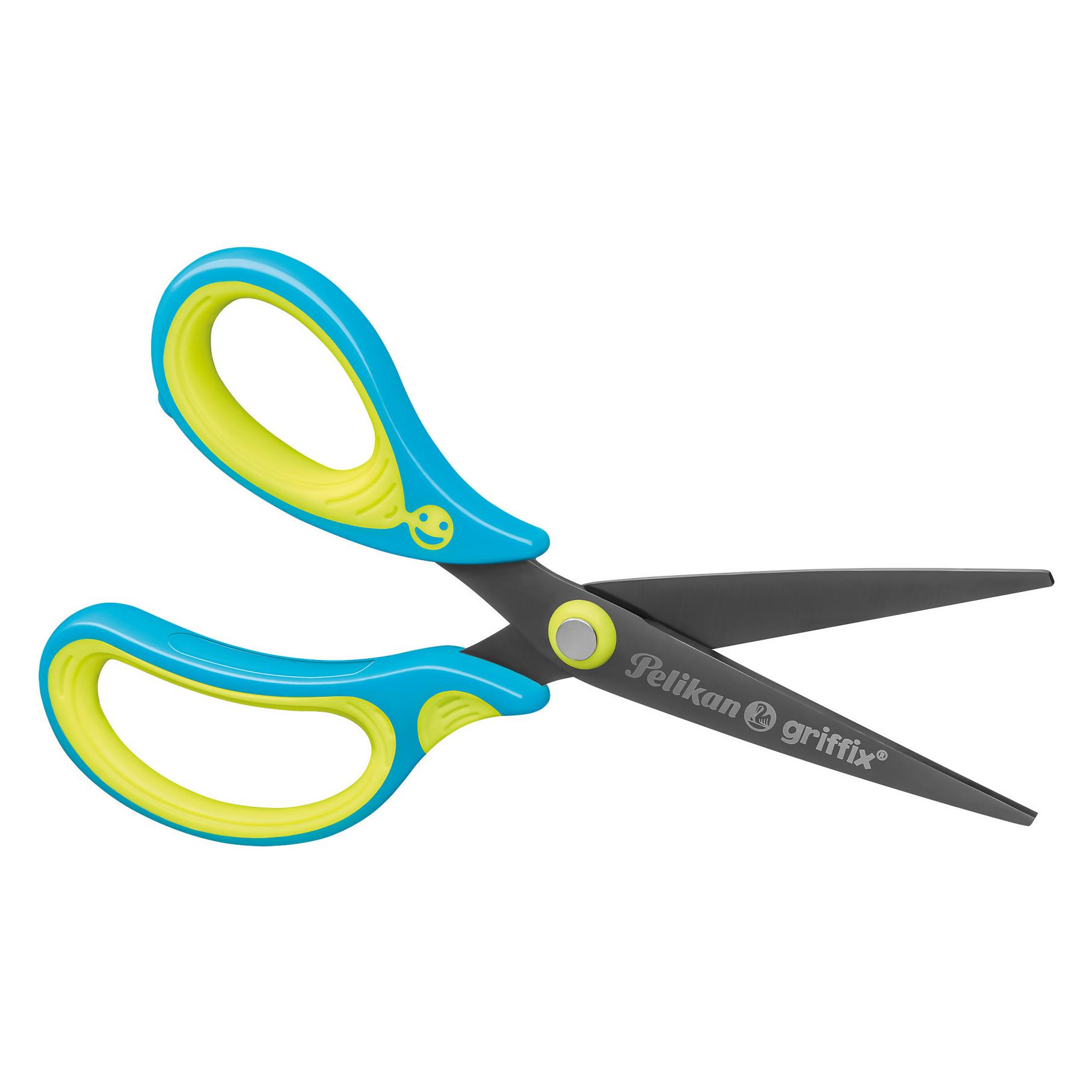 Pelikan Schere spitz Griffix 810296 neonfresh blue Linkshänder (15 cm) (810296)