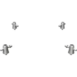 MILOS Connector for MCBB Base Plate für M290/M390-Traversen