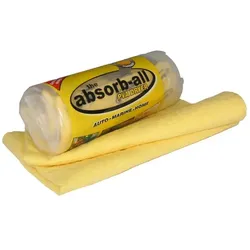 Fensterleder Absorb-All 43x32,5 cm ultra absorbierendes Sämischledertuch mit langer Lebensdauer