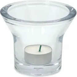 Lumi Teelichthalter, transparent