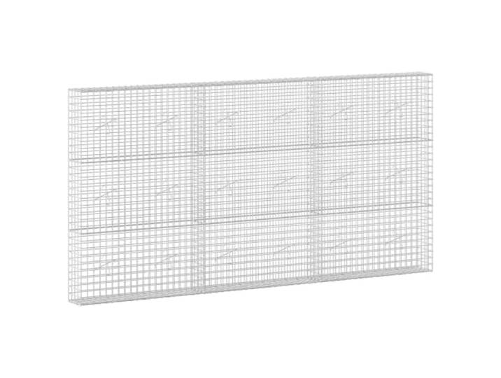 Gabion aus Draht, 5 mm, Masche 5 x 5 cm, 300 x 20 x 150 cm Verzinkter Stahl, Haken und Clips, Verwendung im Freien, Gärten, Terrassen, Wänden, Blumenbeeten