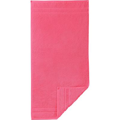 Handtücher EGERIA "Micro Touch", pink, B:50cm L:100cm, Walkfrottee, Obermaterial: 100% Baumwolle, Handtücher, Streifenbordüre, extrem saugfähig & flauschig, 100% Baumwolle