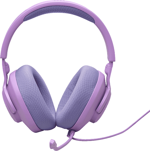 Auriculares gaming - JBL Quantum 100M2, Circumaurales, Diadema con cable, Micrófono, Morado
