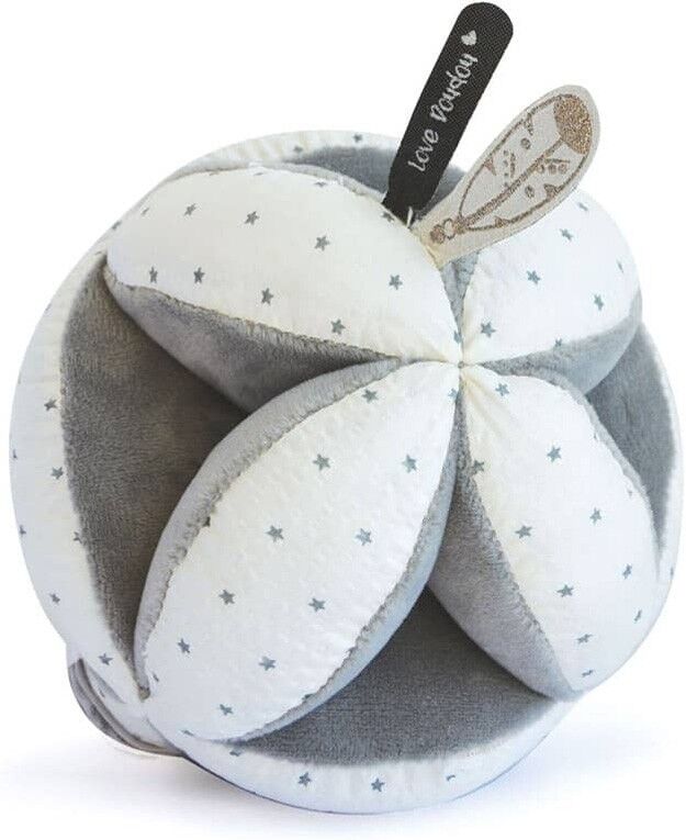 Balle sensorielle avec hochet - Doudou et Compagnie