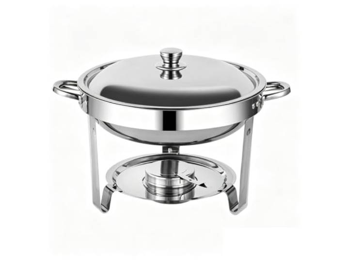 Runde Chafing Dishes for Elegante Chafing Dishes warmhaltebehälter Chafing Dish-Buffet-Set aus Edelstahl for jede Party und jedes Restaurant