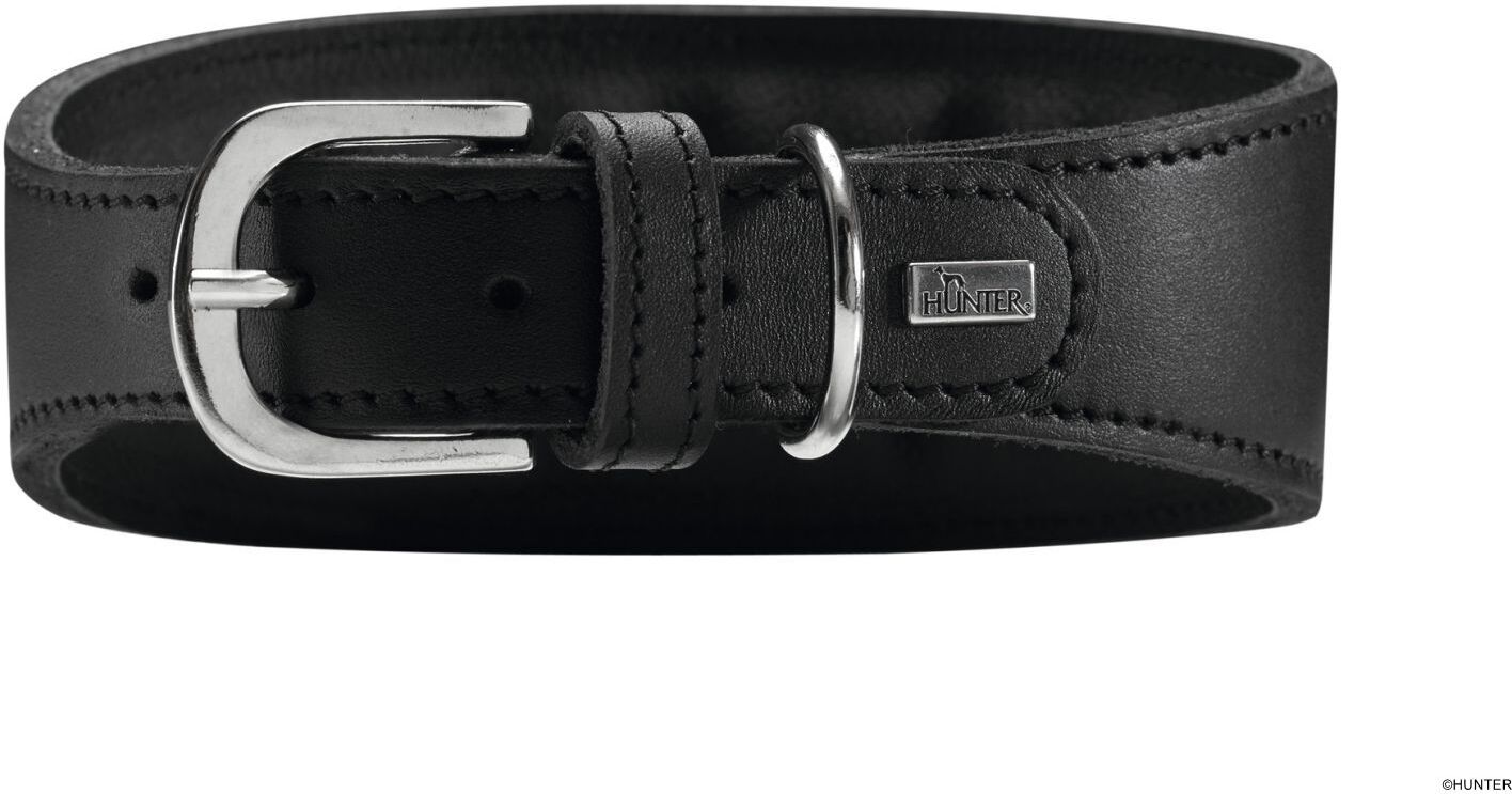 DOG SPORT HUNTER Windhundhalsband Super Soft XS (32), schwarz