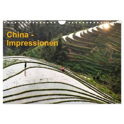 China-Impressionen (Wandkalender 2027 DIN A4 quer), CALVENDO Monatskalender
