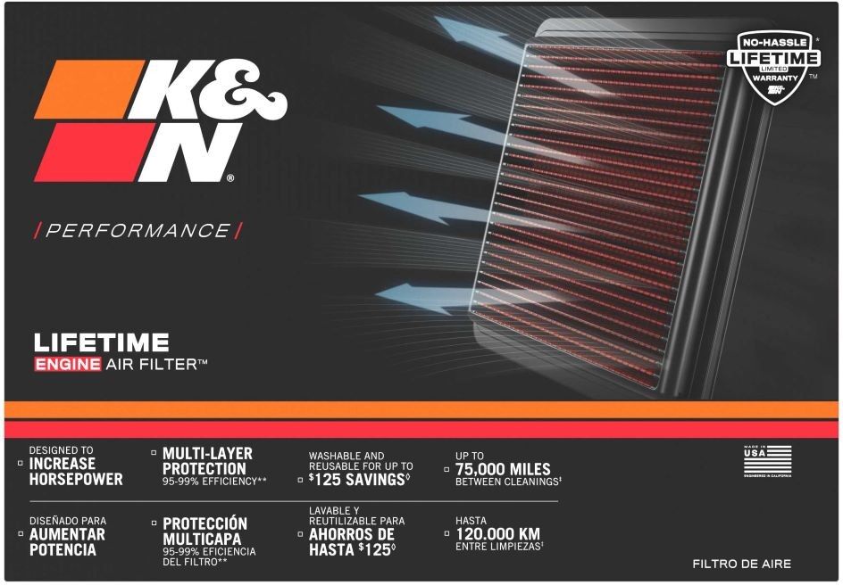 K&N Filters 33-2886 Air filter