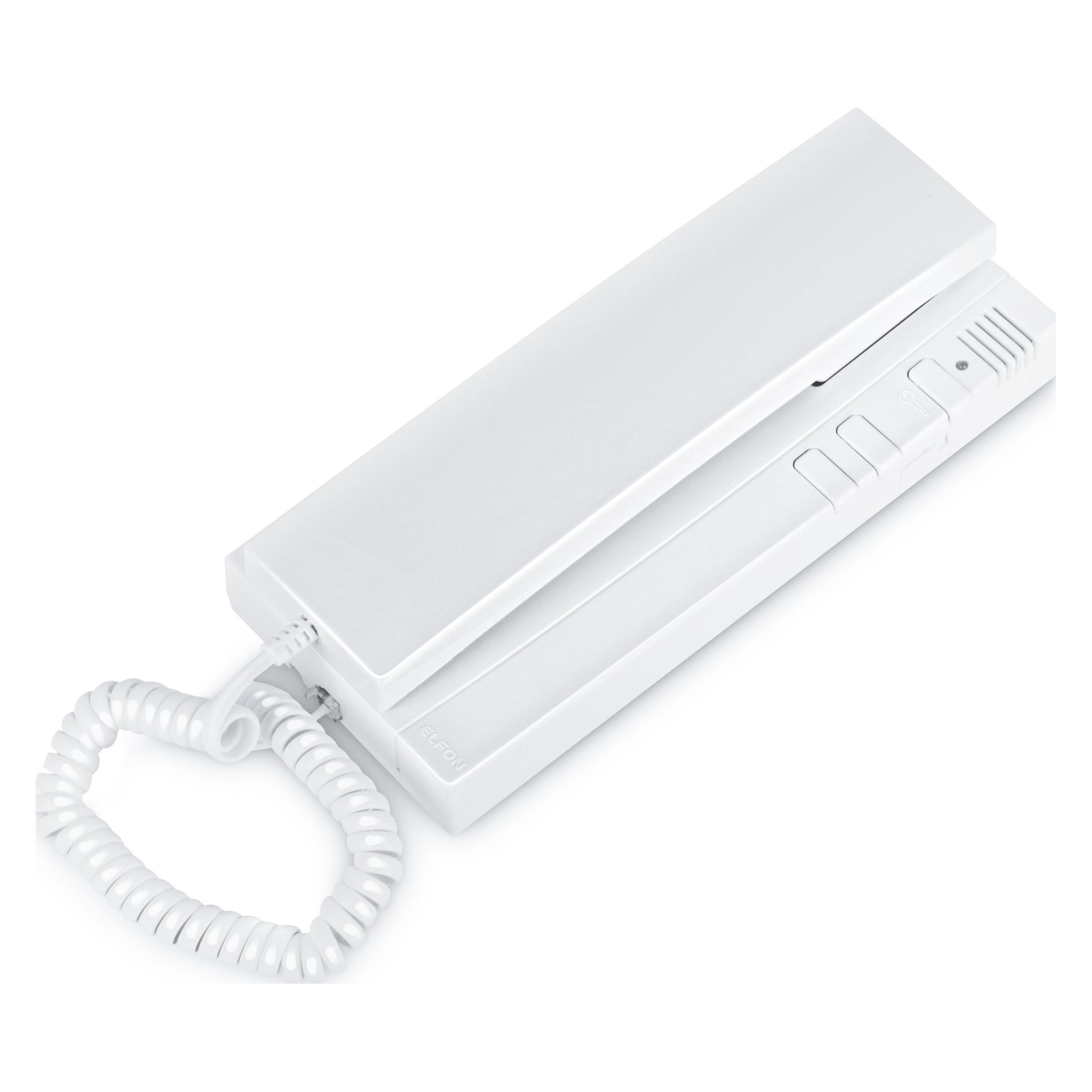 Digitale Wohnungsstation ELFON OPTIMA OP-U7/3 weiss (drei Tasten) (6354)