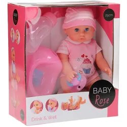 Baby Rose Trinken und Plaspop
