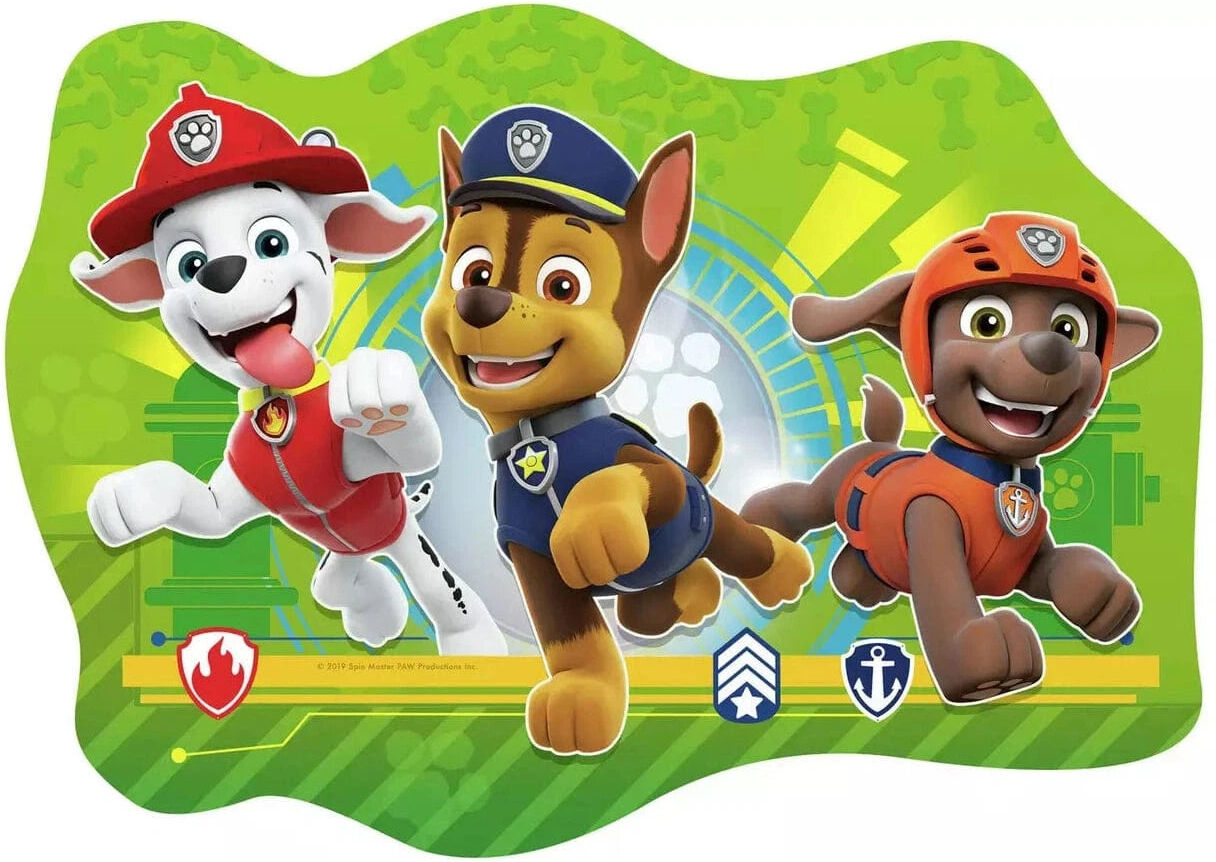 Lennies Toys Ravensburger Paw Patrol Four Large Shaped Puzzles Set for Kids, Ages 3-6, 4 Puzzles, Ravensburger Brand