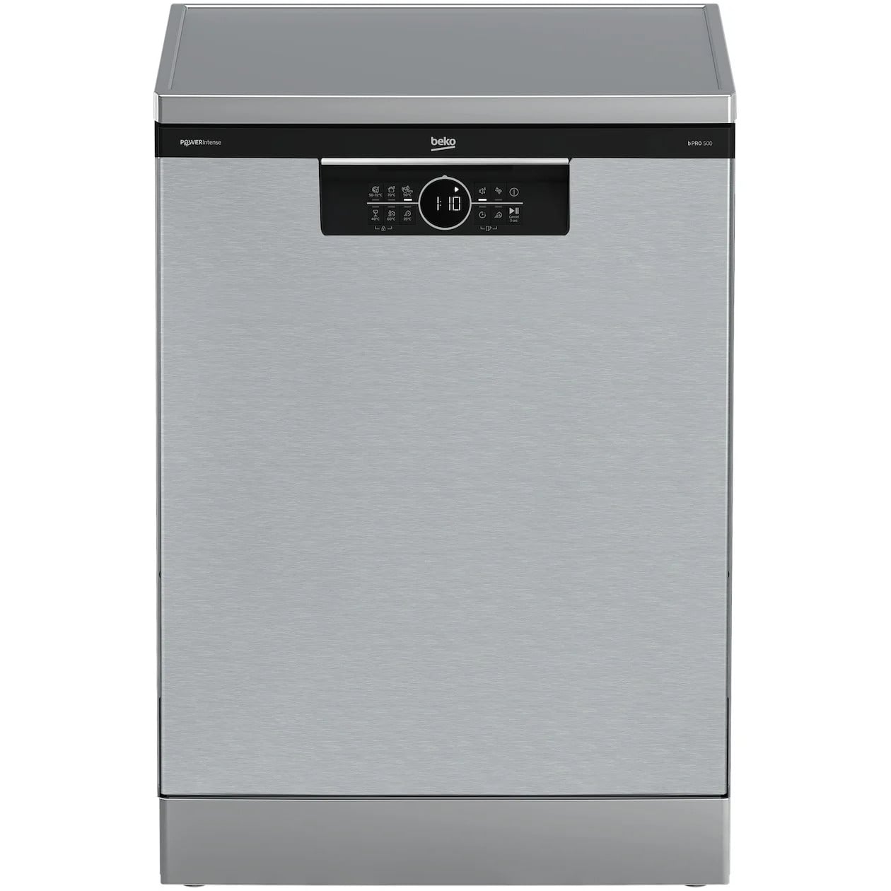 Beko BDFN26560XP PowerIntense Vrijstaande vaatwasser Grijs