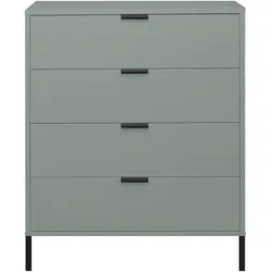 KOMMODE Erna 81x45x102 Pinie Green matt Lack