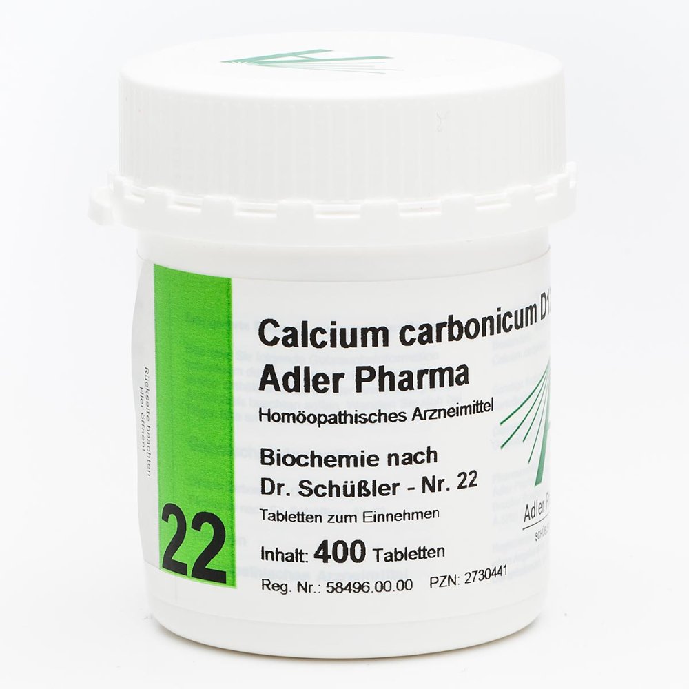 Adler Pharma Produktion und Vertrieb GmbH Biochemie Adler 22 Calcium carb.D12 Adl.p. Tabletten 02730441