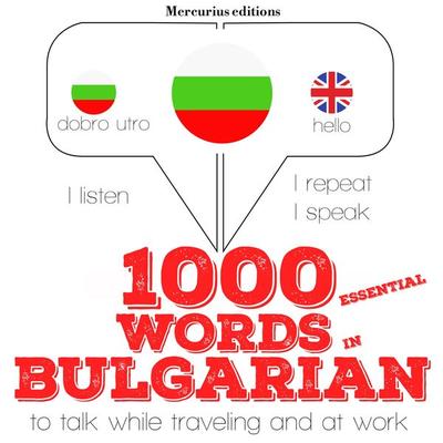 1000 essential words in Bulgarian - JM Gardner, Audio, 9782821117877