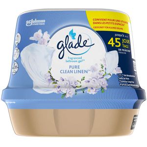 glade Raumduft Duftgel, 180 g, Gel, konstanter Duft, Pure Clean Linen