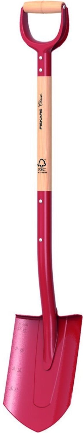 Fiskars Gärtnerpaten spitz CLASSIC mit FSC-Holzstiel (1071935)