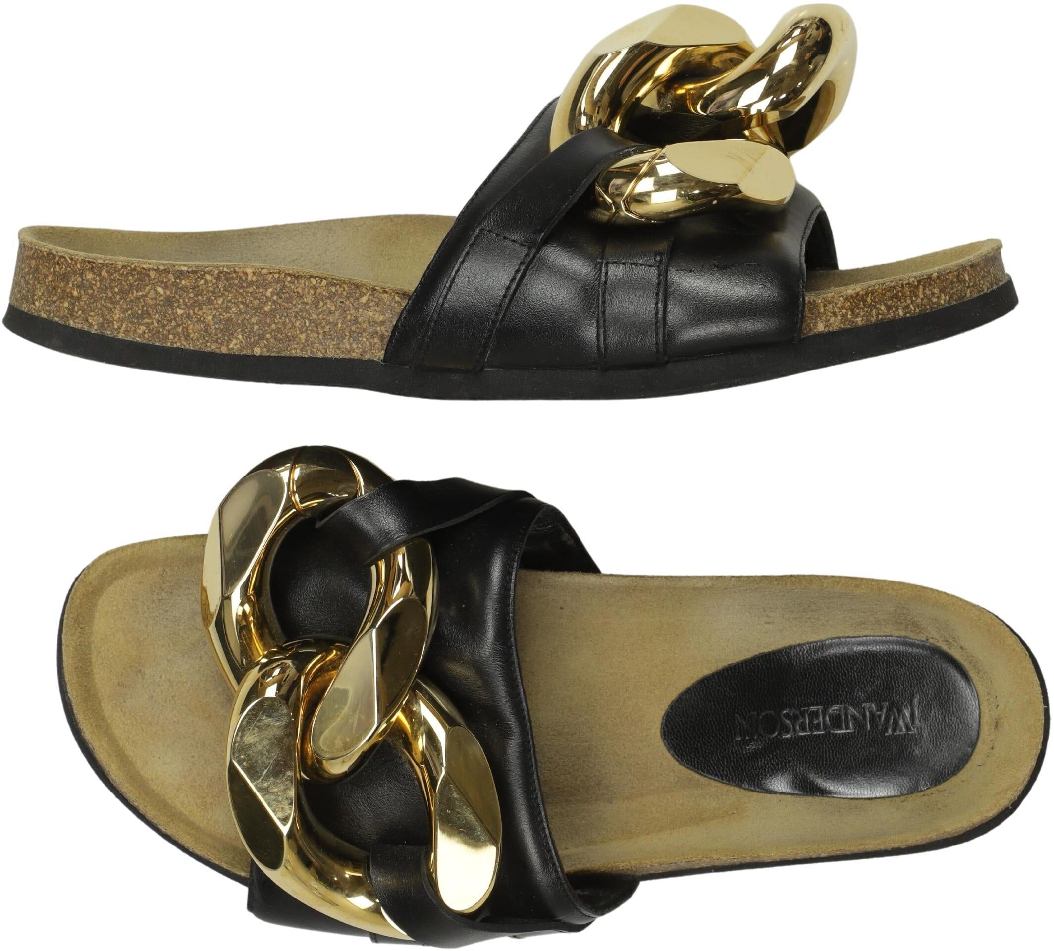 JW Anderson Damen Sandalen, Mehrfarbig, Gr. EU 40, Leder - Second Hand