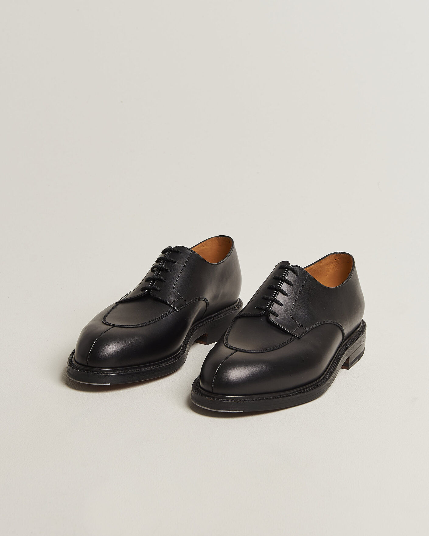 J.M. Weston Half Hunt Derby Black Calf men 9 Sort