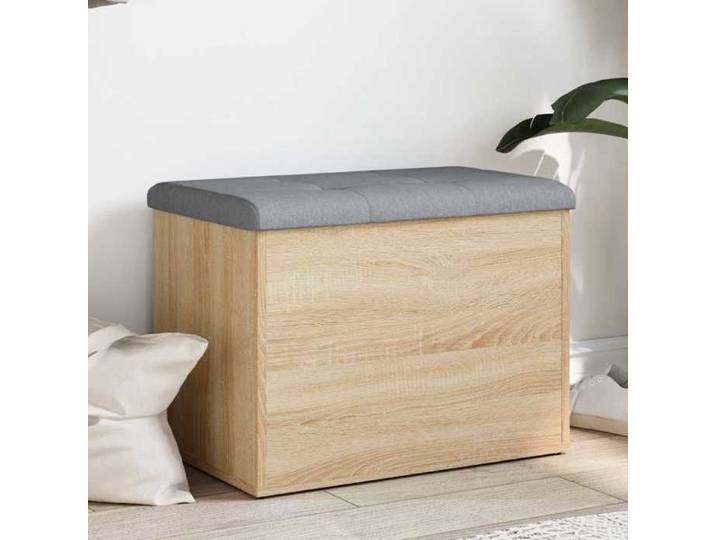 Brun Banc de rangement Chêne Sonoma 62x42x45 cm Bois d'ingénierie - Banc coffre H10638