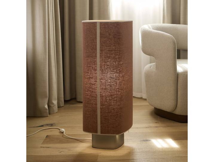 Dolce Stehleuchte, korkbraun - MARKET SET - Wohnzimmer - Design - Stoff / Textil - Einflammig