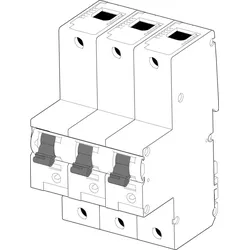ABN XHA320-5 SHU-Schalter/3-polig/20A Hutschienenmontage_Charakteristik E / ABN XHA3205