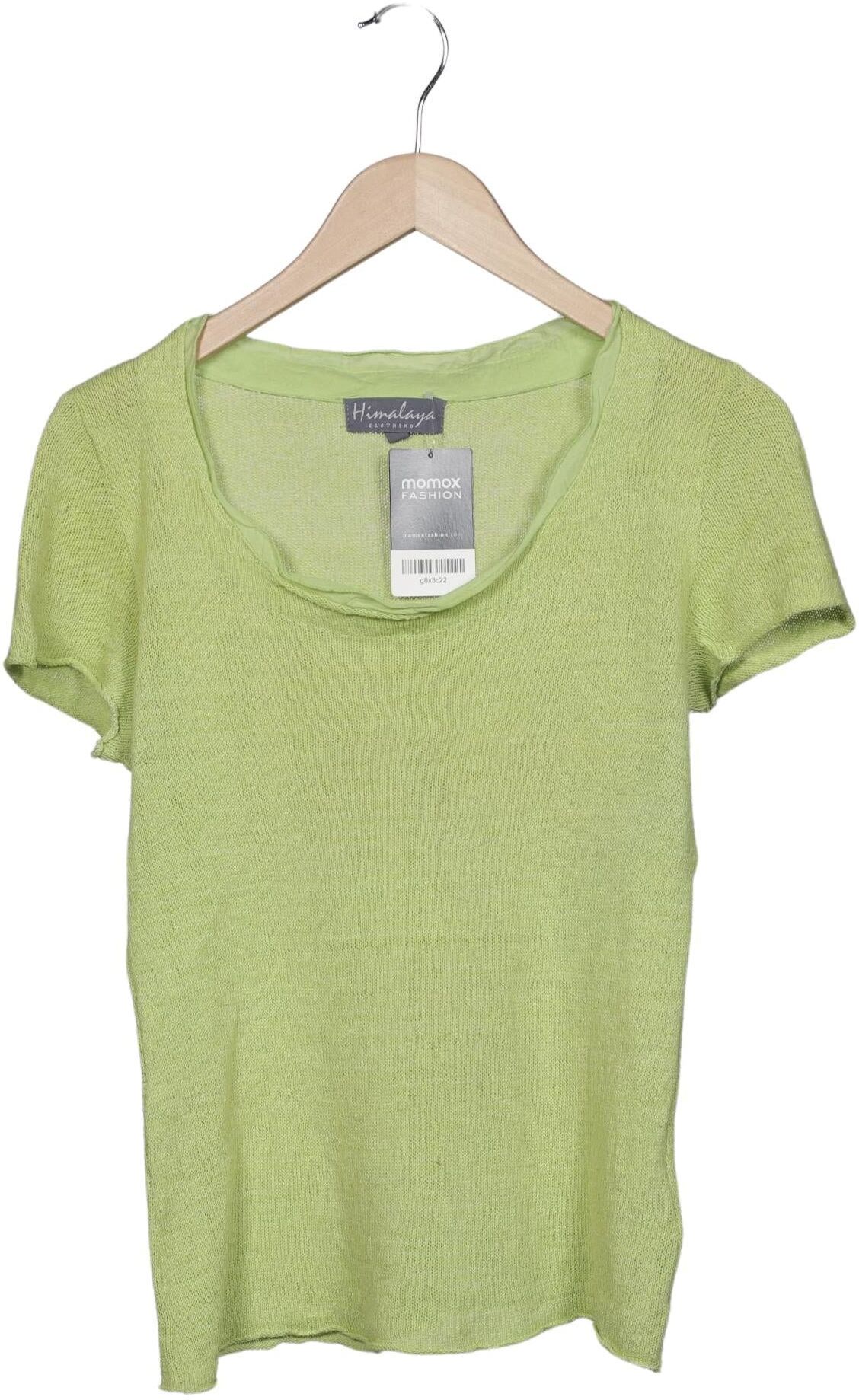 Himalaya Damen Pullover, Hellgrün, Gr. M, Seide / Baumwolle - Second Hand