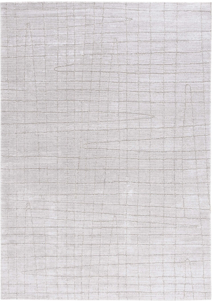 Blue Elephant Machine Woven Light Grey / Grey Indoor Rug Grey Rectangle 91 x 152cm