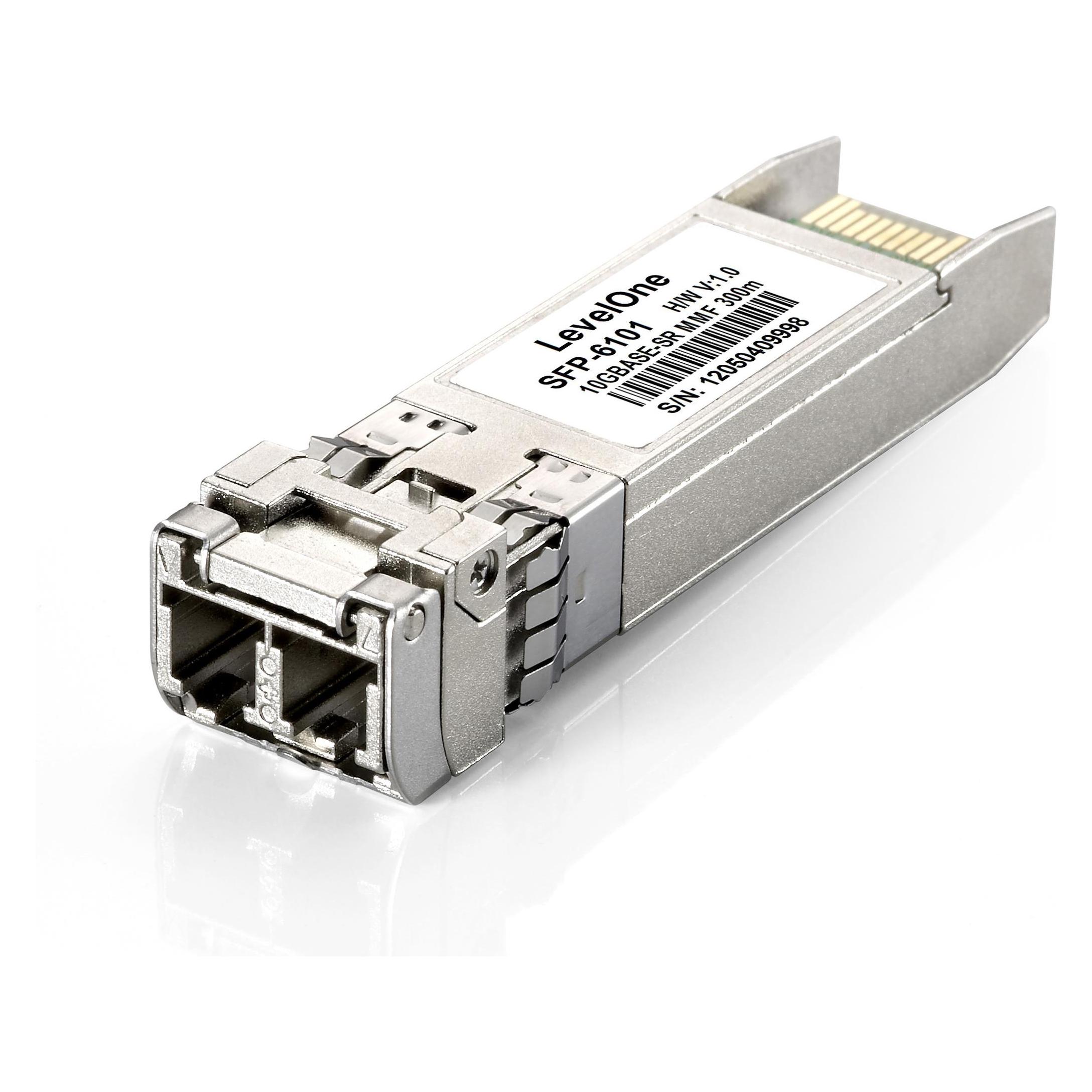 LevelOne SFP+ Transceiver 10G Multi-mode Duplex LC 300m 850n (SFP-6101)