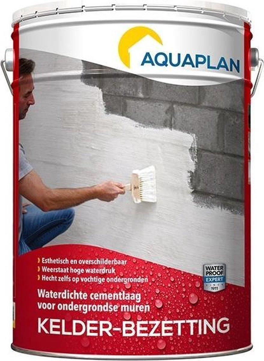 Aquaplan Kelder-Bezetting waterdichte cementcoating 20 kg