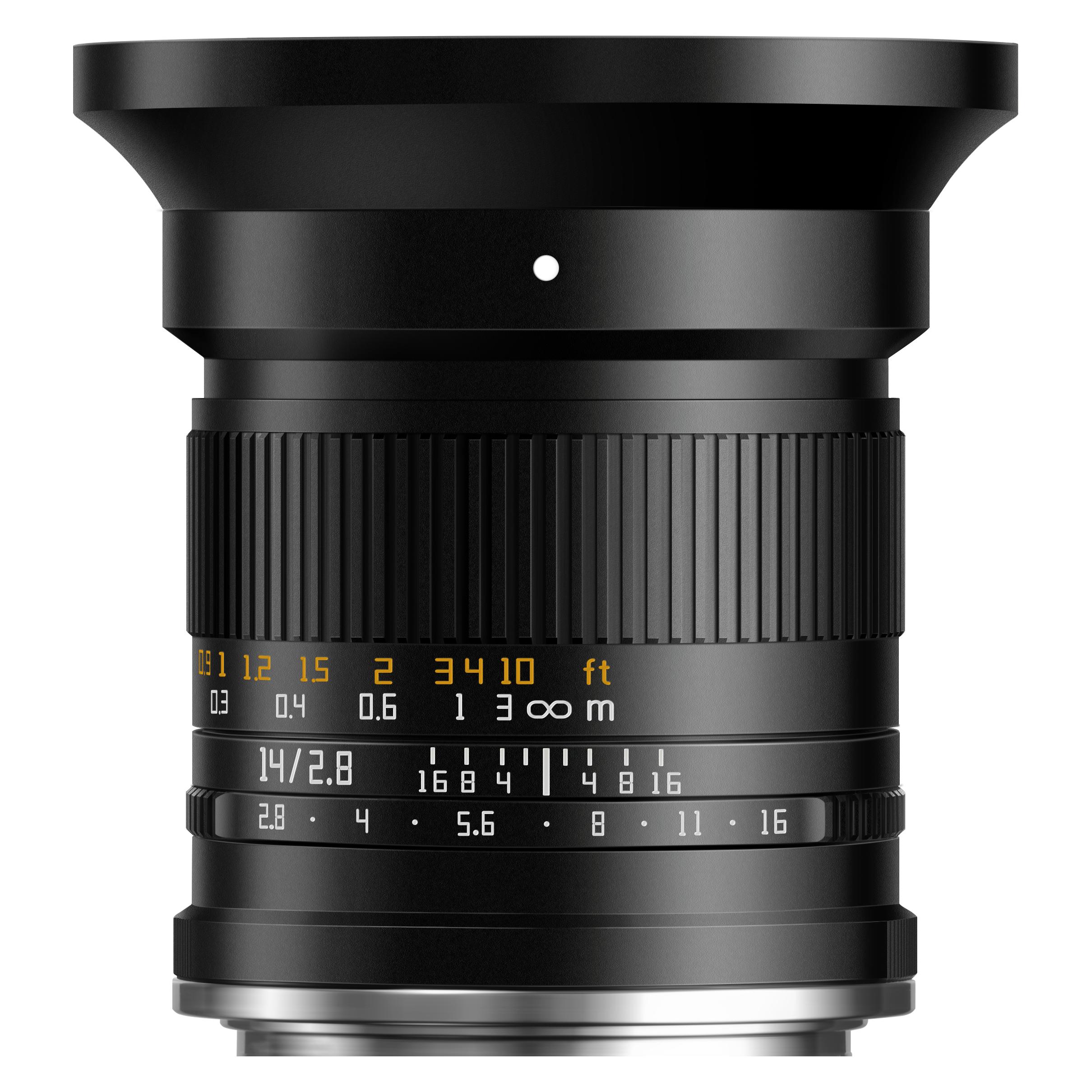 TTArtisan 14mm F2.8 Nikon Z (Nikon Z, Vollformat) (F1428-Z-B)