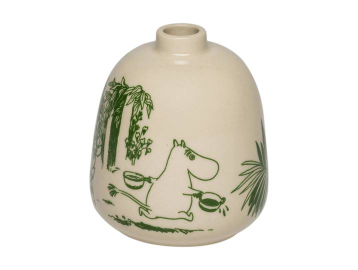 Moomin Arabia Vase Forêt mystérieuse Moomin Grön, 8,3 cm