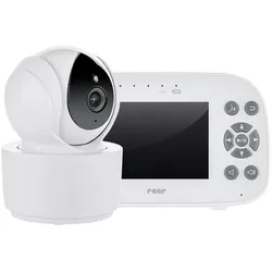 reer Babyphone mit Kamera XL Move, weiss