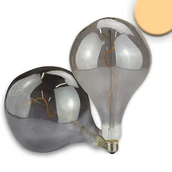 ISOLED LED Deko-Filament VINTAGE LINE 165, E27, 4W 2200K 110lm 360°, CRi >95, dimmbar, Glas Smoky ISO-114165