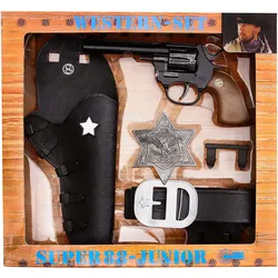 Western Set Super 88-Junior (Pistole + Gürtel & Holster + Sheriffstern)